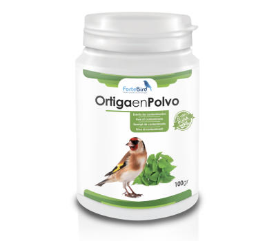 Ortiga en Polvo 100% Puro | Encelador natural para aves