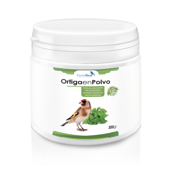 Ortiga en Polvo 100% Puro | Encelador natural para aves