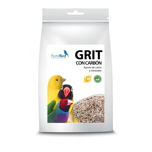 Grit con Carbón Fortebird 1Kg